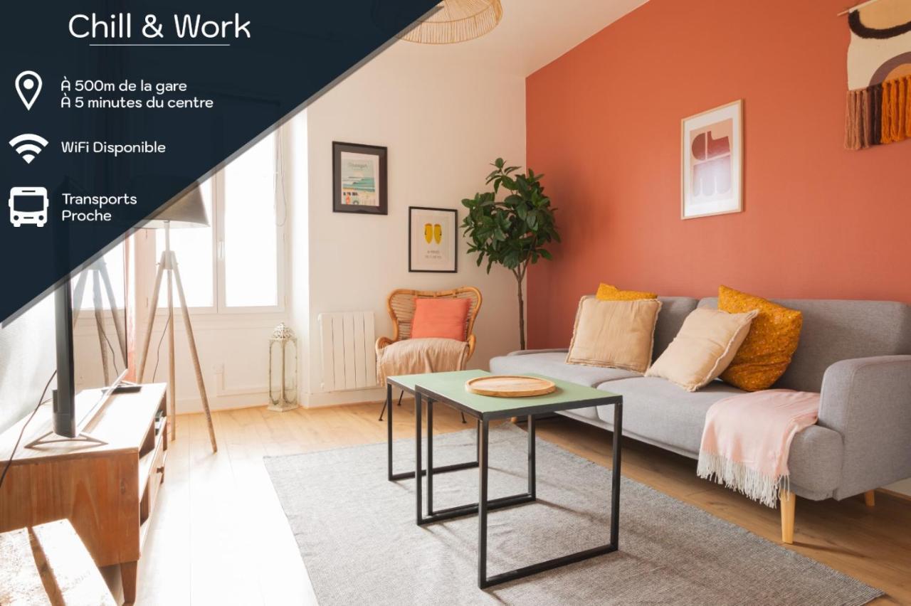 Chill And Work / Gare Tgv / Beau T2 Renove Apartment Рен Екстериор снимка